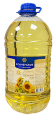 Масло подсолнечное Ровненское рафинированное дезодорированное, 5л