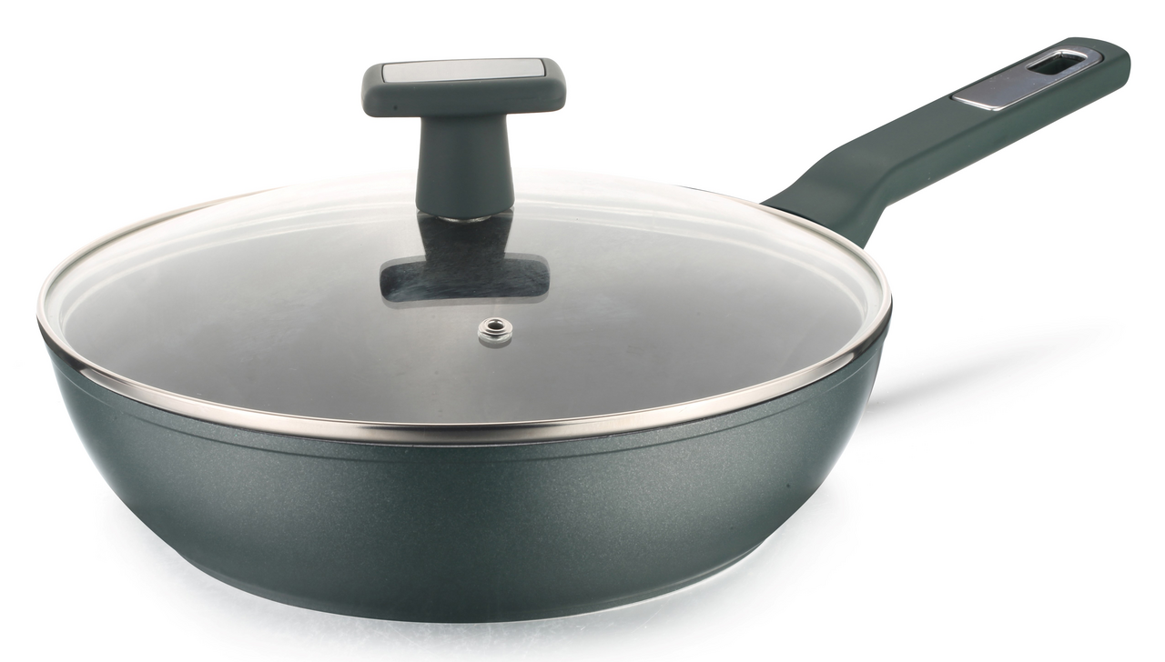 Изображение товара Сковорода Excilon глубокая с крышкой, 28см