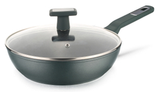 Сковорода Excilon глубокая с крышкой, 24см