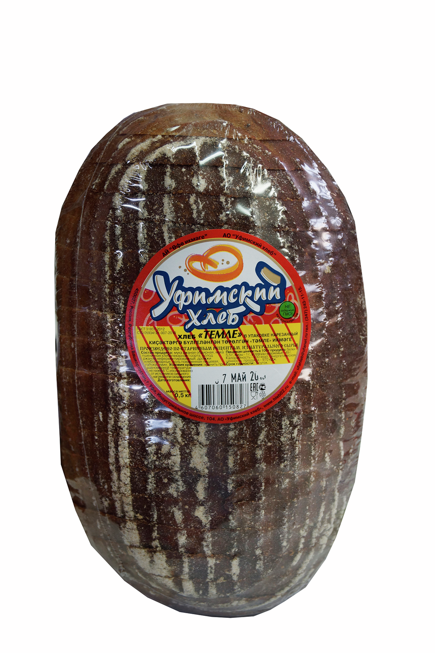 Хлеб Уфимский хлеб Темле нарезка, 500г