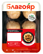 Фрикадельки из филе грудки цыпленка-бройлера Благояр охлажденные, 360г