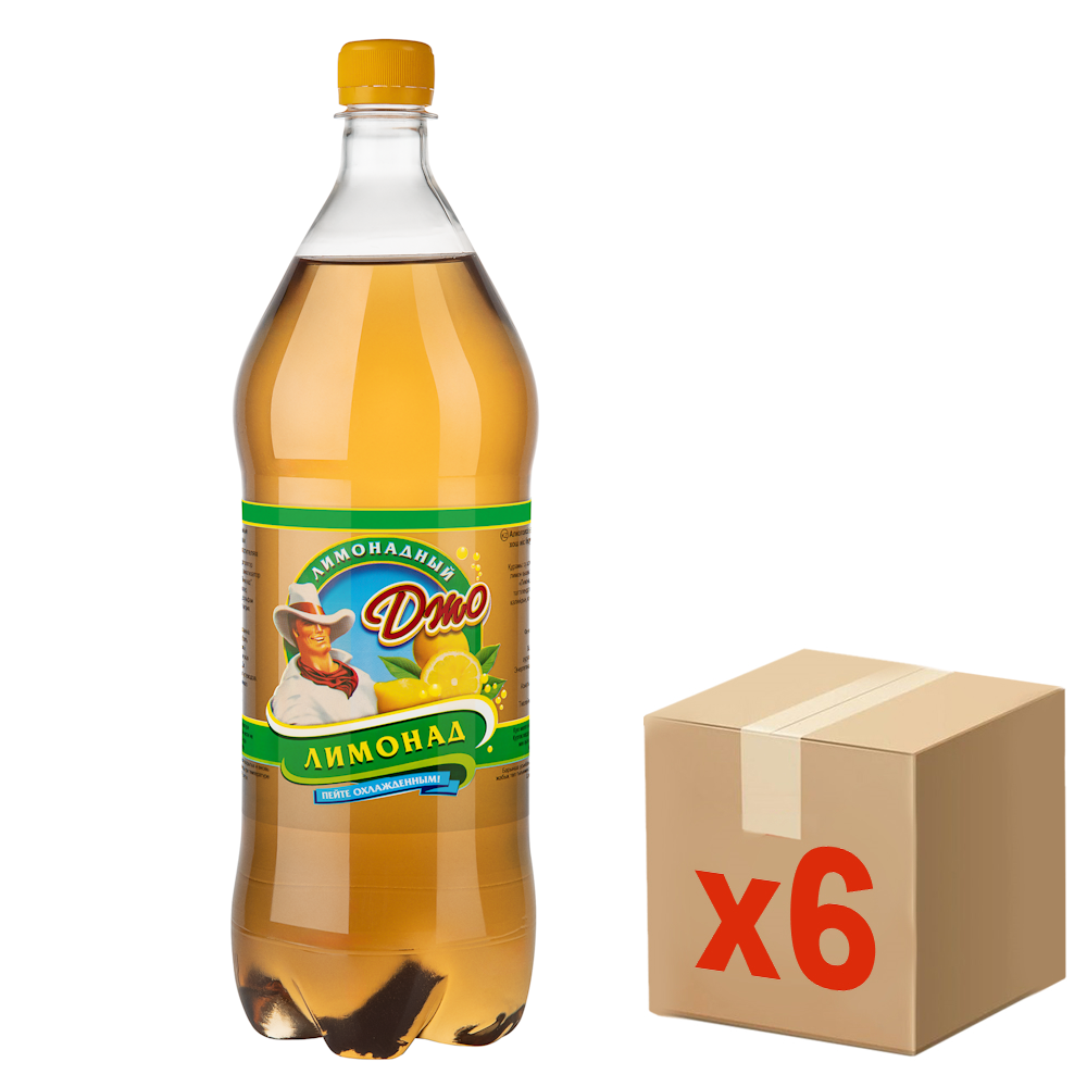 Напиток Лимонадный Джо лимонад газированный, 1.5л x 6 шт