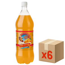 Напиток Лимонадный Джо апельсин газированный, 1.5л x 6 шт