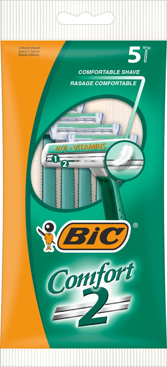 Изображение товара Станок для бритья BIC Comfort 2, 5шт