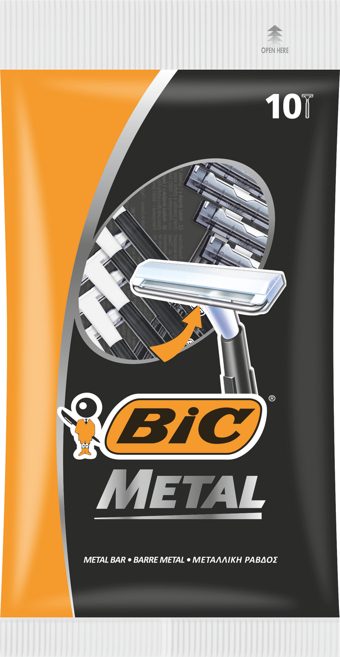 Изображение товара Станок для бритья BIC Metal, 10шт