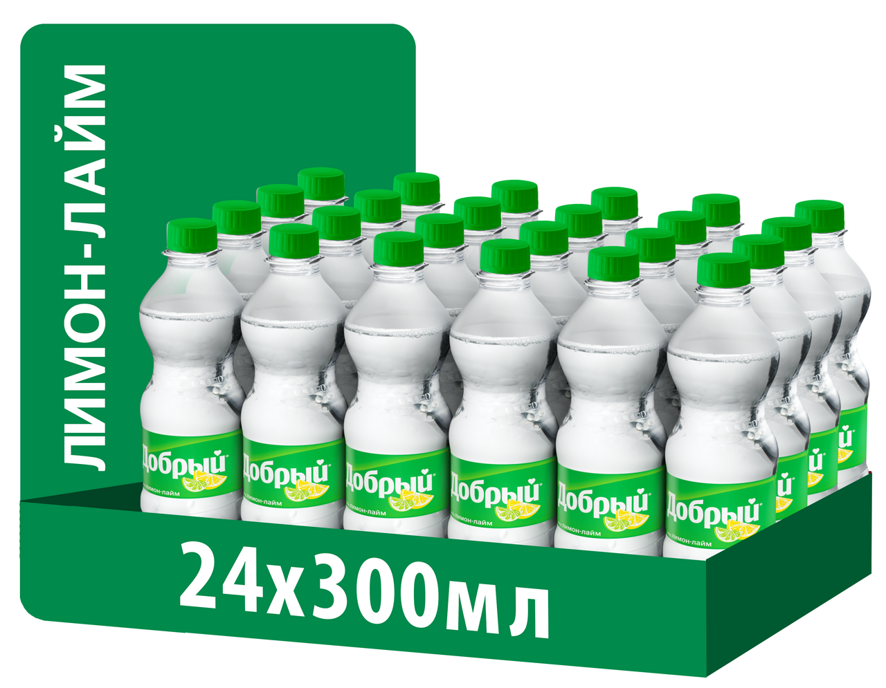 Изображение товара Добрый лимон-лайм газированный напиток 300мл x 24 шт