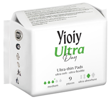 Прокладки дневные Yioiy Ultra Medium, 9шт