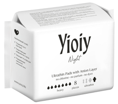 Прокладки ночные Yioiy Ultra Heavy, 8шт
