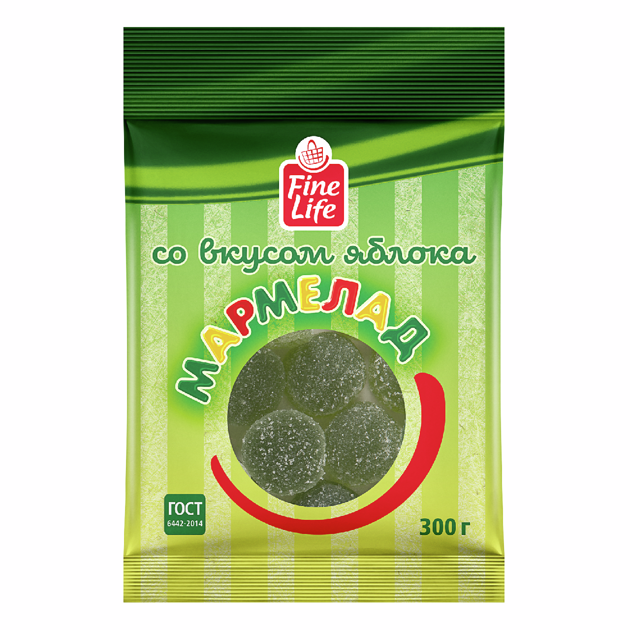 Fine Life Мармелад яблоко, 300г