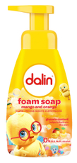 Мыло-пенка детское Dalin манго-апельсин, 200мл