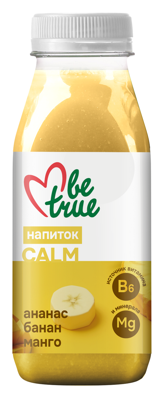 Cмузи Be True Ананас-Банан-Манго с витаминами, 250мл