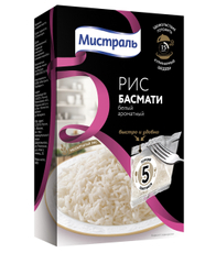 Рис Мистраль Басмати 5 порций, 400г