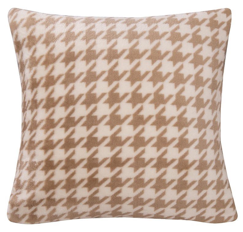 Подушка Tessolo Home Пье-де-Пуль бежевая, 40 x 40см