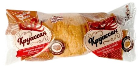 Круассан Каравай Кубани соленая карамель, 75г
