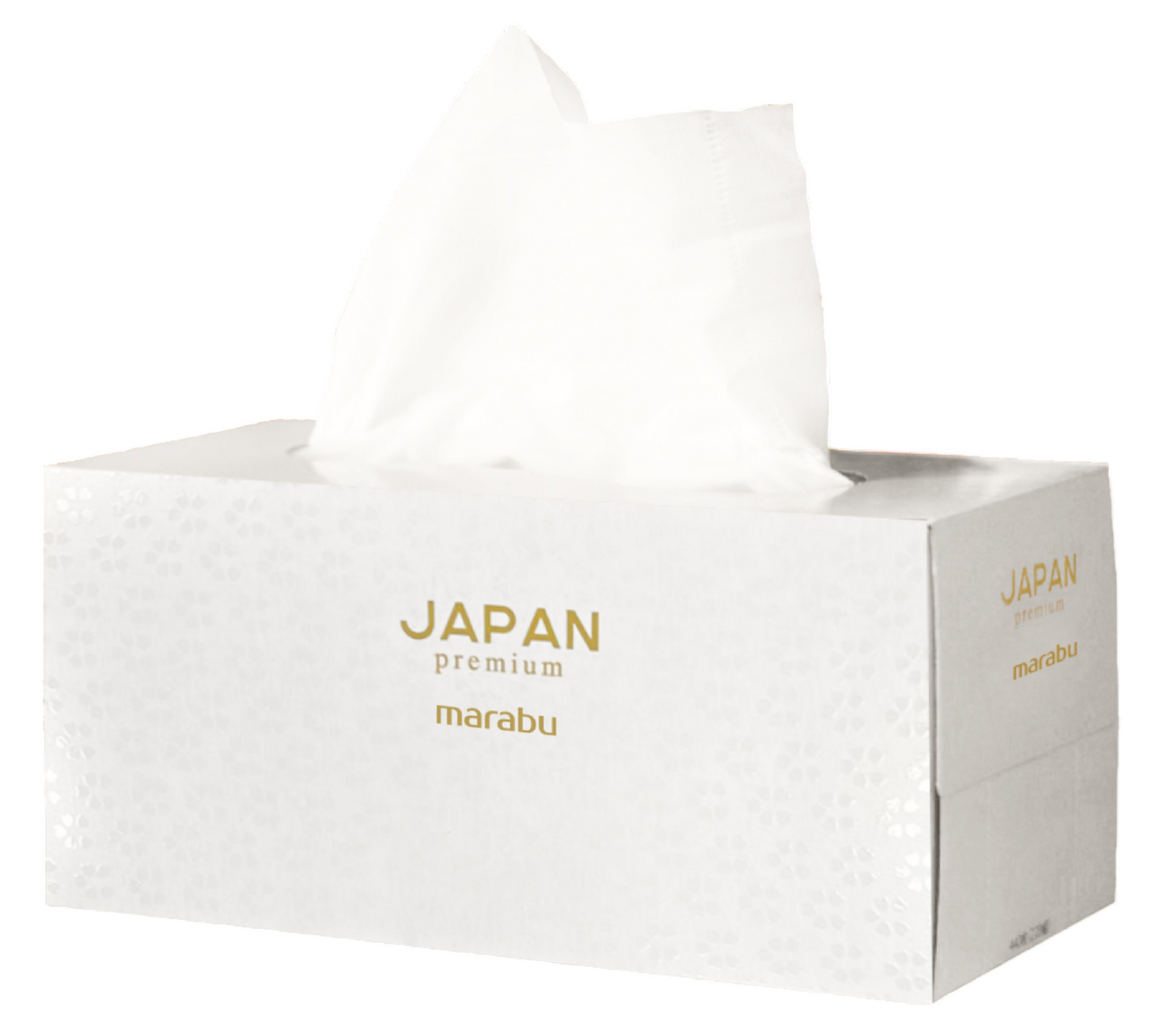 Салфетки бумажные Marabu Japan Premium белые двуслойные, 220шт