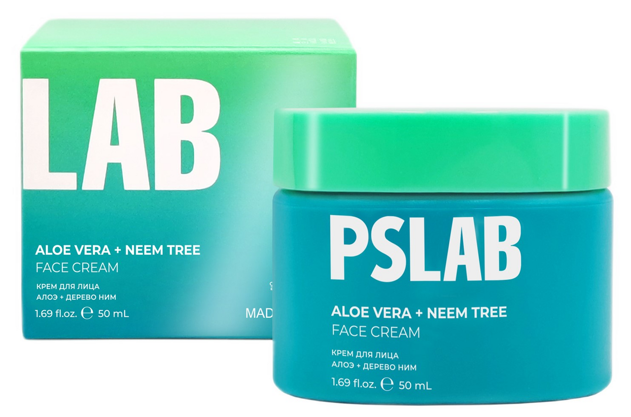 Изображение товара Успокаивающий крем для лица PSLab с алоэ-деревом 50 мл