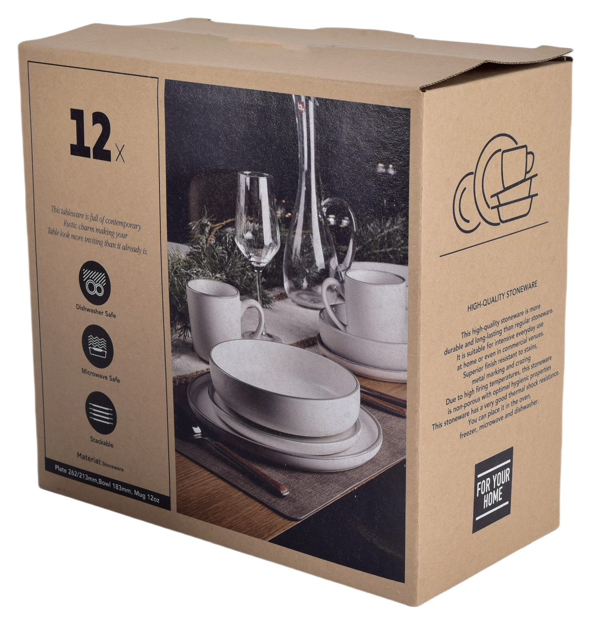 Изображение товара Tarrington House Набор столовой посуды Stoneware на 4 персоны