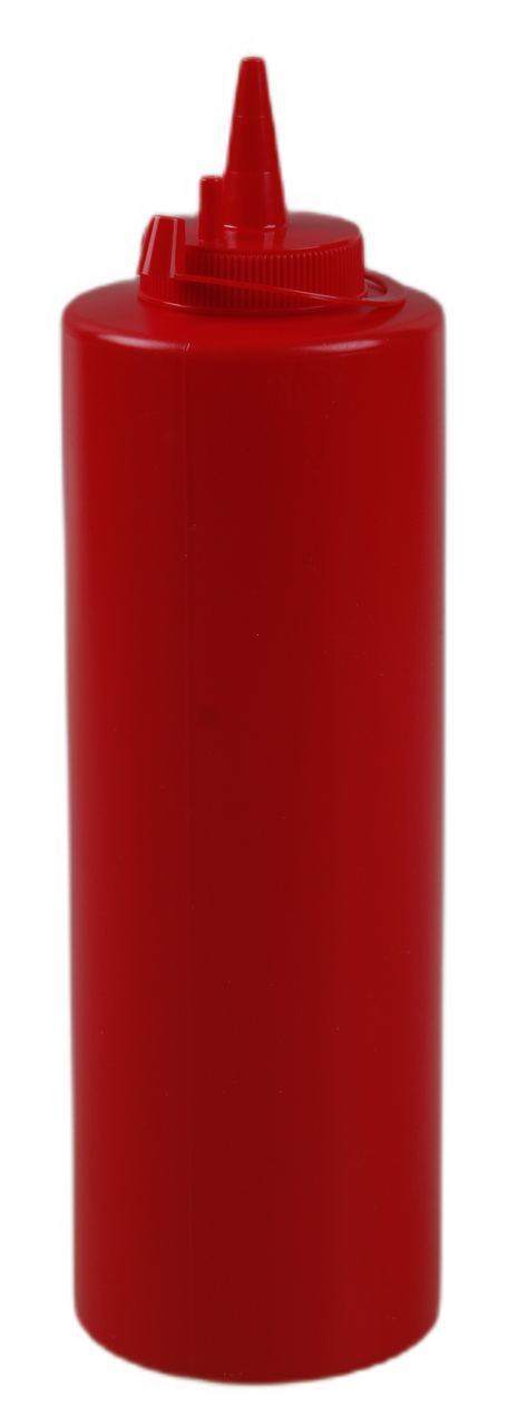 Изображение товара Емкость для соусов Masterglass 700 мл красная с дозатором и крышкой