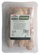 Крыло цыпленка-бройлера Ив.Курников отборное 2 фаланги охлажденное, ~800г