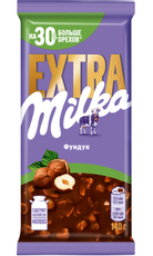 Шоколад Milka Extra молочный фундук, 140г
