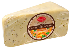 Сыр Россошанский с лисичками кусок 45%, 350г