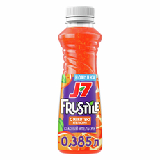 Напиток сокосодержащий J7 Frustyle красный апельсин, 385мл