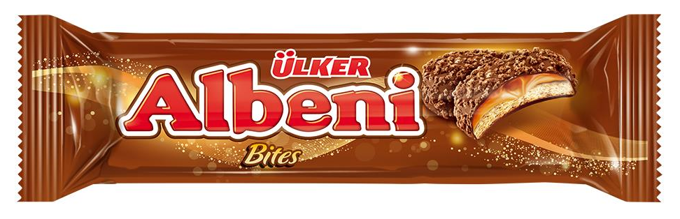 Печенье Ulker Albeni Bites с карамелью, молочным шоколадом и крошкой печенья, 72г