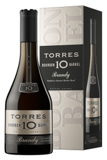 Бренди Torres Bourbon Barrel 10 в подарочной упаковке, 0.7л