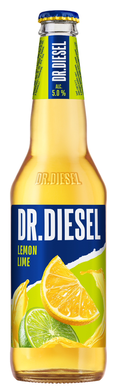 Изображение товара Напиток пивной Doctor Diesel лимон-лайм, 0.4л