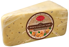 Сыр Россошанский с грецким орехом кусок 45%, ~350г