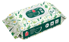 Fine Life Салфетки влажные детские ромашка-алоэ вера, 120шт