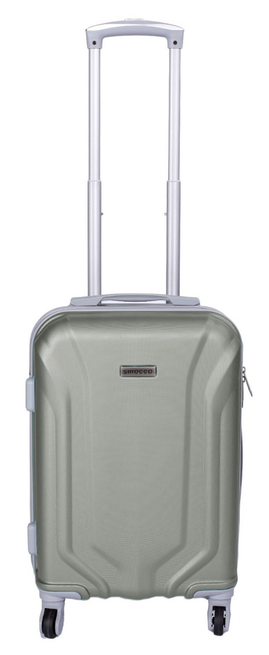Чемодан Sirocco Quarts бежевый ABS размер M, 65 x 43 x 26см