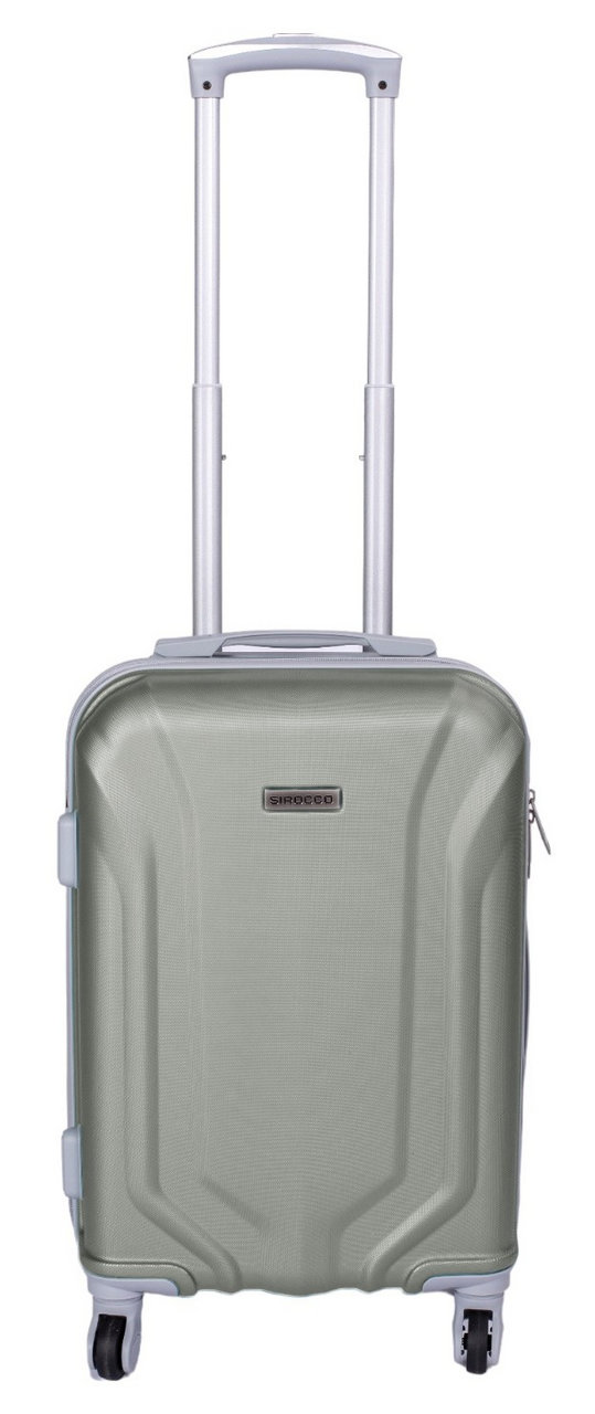 Чемодан Sirocco Quarts бежевый ABS размер M, 55 x 36 x 23см