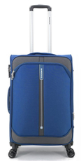 Чемодан Sirocco New York темно-синий нейлон размер M, 66 x 44 x 23.5см
