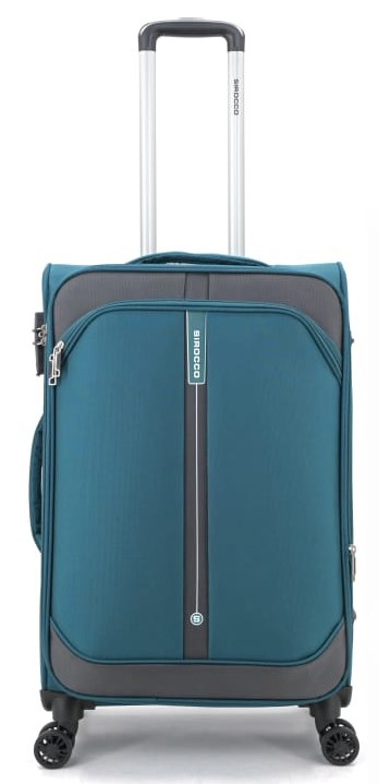 Чемодан Sirocco New York изумруд нейлон размер M , 69 x 45 x 27см