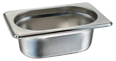 Гастроемкость нержавеющая сталь 1/9 65мм, 0.6л