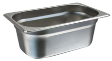 Гастроемкость нержавеющая сталь 1/4 100мм, 2.5л