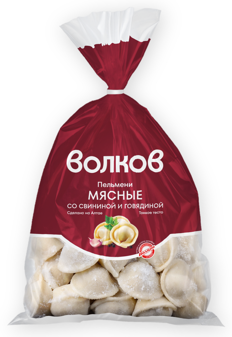 Пельмени Волков мясные, 800г