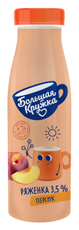 Ряженка Большая кружка персик 3.5%, 260г