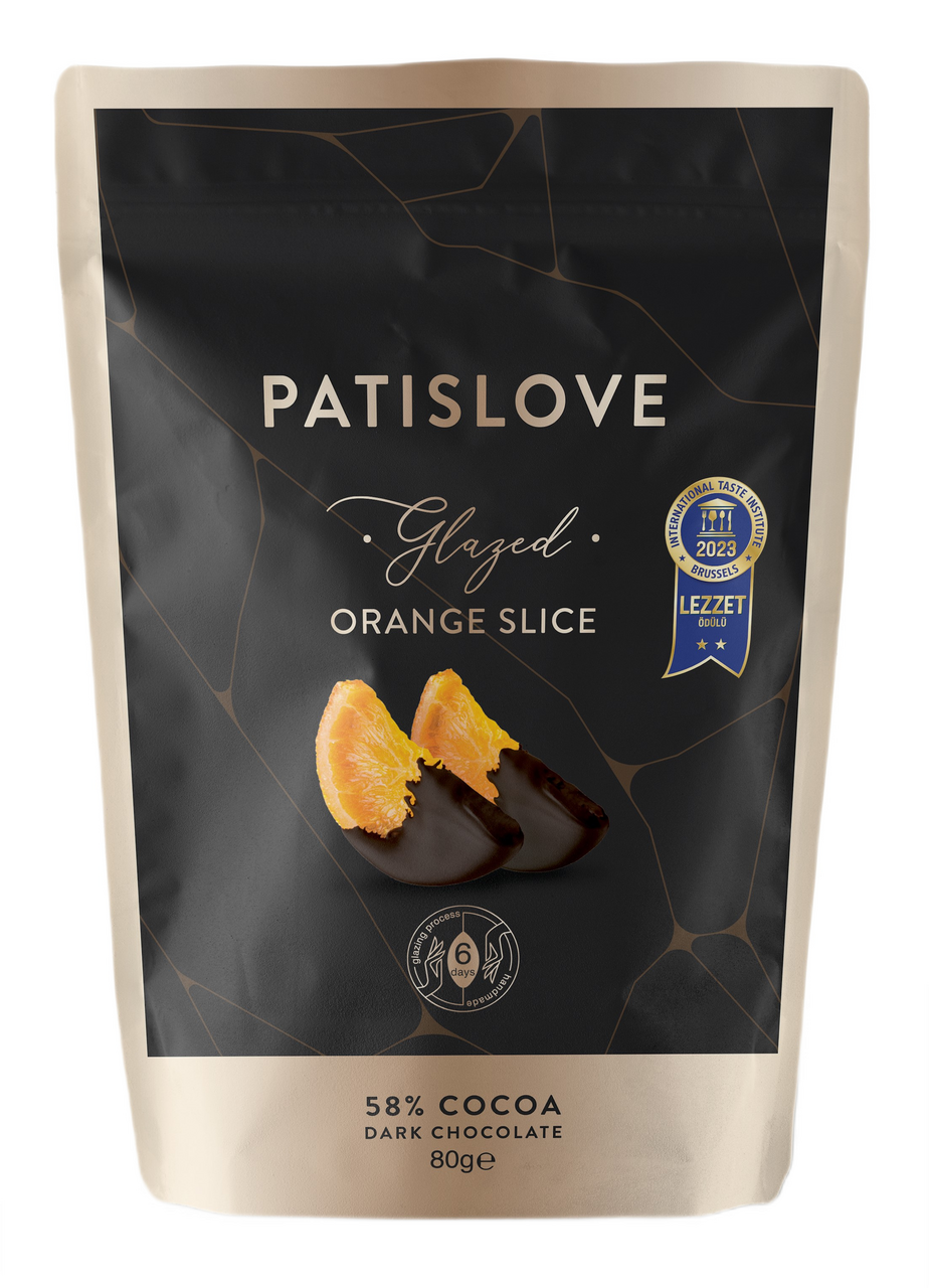 Дольки апельсина Patislove в горьком шоколаде, 80г