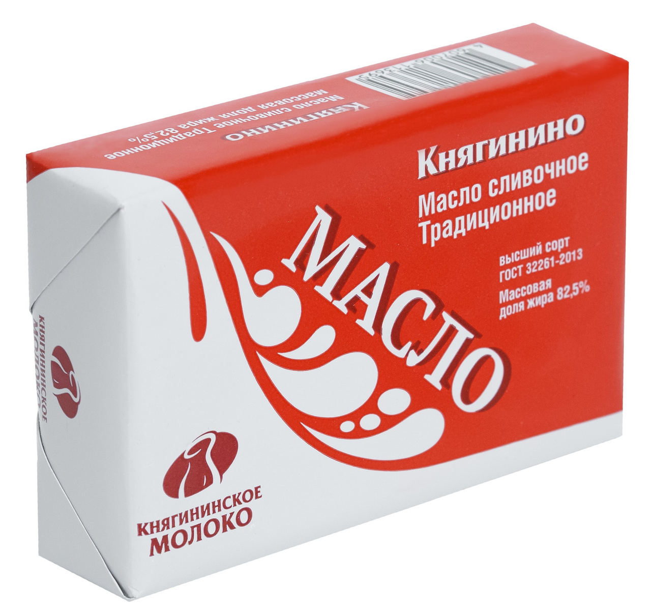 Масло сливочное Княгининское молоко традиционное 82.5%, 180г