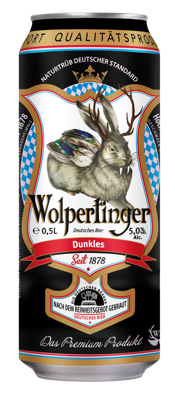 Изображение товара Пиво Wolpertinger Dunkles 0.5л темное пшеничное нефильтрованное
