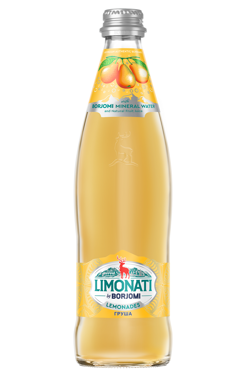 Изображение товара Напиток Borjomi Limonati груша газированный, 500мл