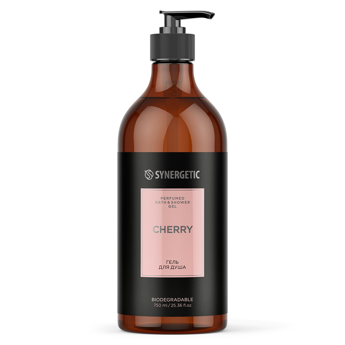 Изображение товара Гель для душа Synergetic вишня, 750мл