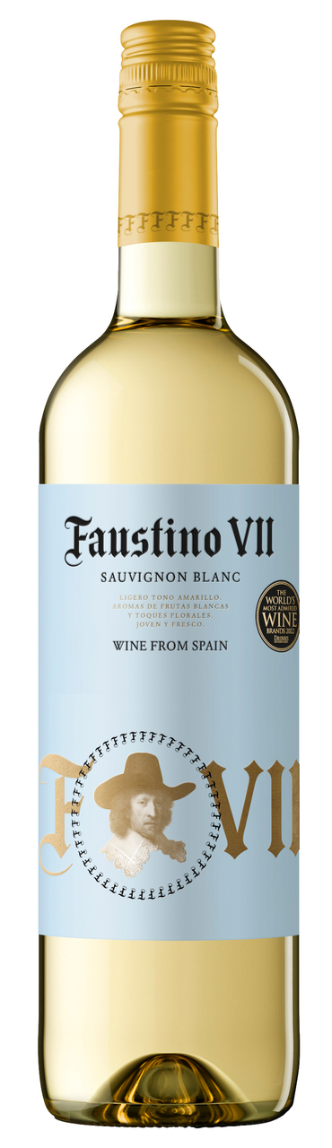 Изображение товара Вино Faustino VII Sauvignon Blanc белое сухое 0.75л Испания