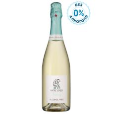 Вино игристое Hans Baer Рислинг белое полусухое безалкогольное, 0.75л