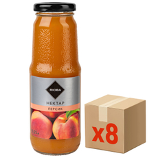 RIOBA Нектар персиковый, 250мл x 8 шт