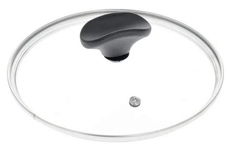 Крышка TVS стеклянная, 26см