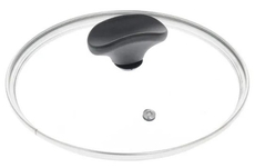 Крышка TVS стеклянная, 28см