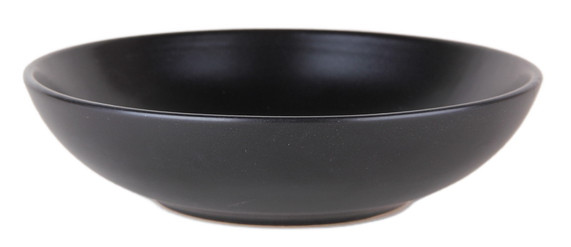 Изображение товара Тарелка суповая 20 см Nuovacasa Sola Black керамика микроволновка